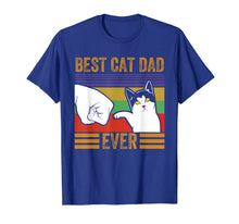 Load image into Gallery viewer, Mens Vintage Best Cat Dad Ever Men Bump Fit Fathers Day Gift T-Shirt-3420764
