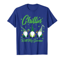 Load image into Gallery viewer, Chillin With My Gnomies Plaid St Patricks Day Gifts T-Shirt-5896071
