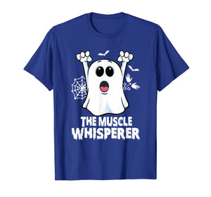 Massage Therapist Muscle Whisperer Ghost Fun Halloween Gift T-Shirt