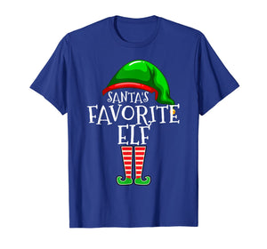 Santa's Favorite Elf Group Matching Family Christmas Gift T-Shirt