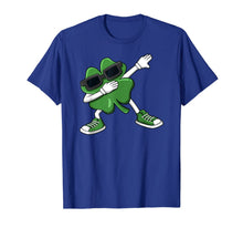 Load image into Gallery viewer, Dabbing Shamrock St Patrick's Day Funny Boys Girls Kids Dab TShirt100062
