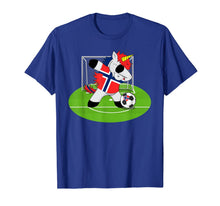 Load image into Gallery viewer, Dabbing Soccer Unicorn Norway Norwegians Football T-Shirt-4000034
