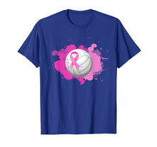 Load image into Gallery viewer, Volleyball Pink Ribbon Breast Cancer Awareness Gifts T-Shirt
