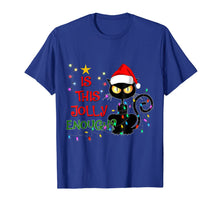 Load image into Gallery viewer, Funny shirts V-neck Tank top Hoodie sweatshirt usa uk au ca gifts for Black Cat Christmas Tree Is This Jolly Enough Cat Light Gift T-Shirt 1161210
