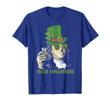 Load image into Gallery viewer, Ben Drankin Funny Green Shamrock Political St Patricks Day T-Shirt-136197
