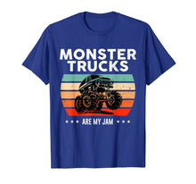 Load image into Gallery viewer, Vintage Monster Truck Are My Jam Retro Sunset Cool Engines T-Shirt-33734
