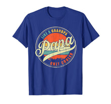 Load image into Gallery viewer, Dad gifts Papa like a Grandpa only Cooler Dad - Grandpa gift T-Shirt-866714
