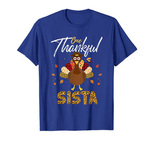 Funny shirts V-neck Tank top Hoodie sweatshirt usa uk au ca gifts for One Thankful Sista Sister Turkey Thanksgiving Family gift T-Shirt 1179995