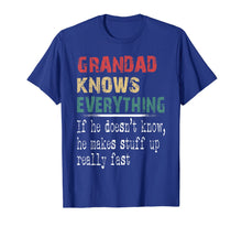 Load image into Gallery viewer, Grandad Knows Everything - Christmas Grandpa Gift T-Shirt-1949956
