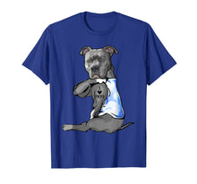 Load image into Gallery viewer, Women Gifts Pit bull Dog Tattoo I Love Mom TShirt205449
