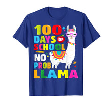 Load image into Gallery viewer, 100 Days of School Shirt No Probllama Llama 100th day T-Shirt-966397
