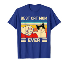 Load image into Gallery viewer, Best Cat Mom Ever T-Shirt Funny Cat Mom Mother Vintage Gift T-Shirt-1323799
