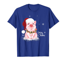 Load image into Gallery viewer, Funny shirts V-neck Tank top Hoodie sweatshirt usa uk au ca gifts for Cute Pig Santa Hat Merry Christmas Pig Lover Gifts T-Shirt 517195

