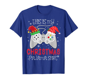 This Is My Christmas Pajama Gamer Video Game Lover Santa Hat T-Shirt