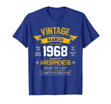 Load image into Gallery viewer, Best of 1968 Vintage 52nd Gift Retro March 1968 Birthday T-Shirt-4010031
