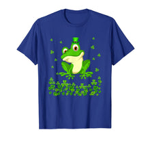 Load image into Gallery viewer, Funny Frog St Patricks Day Shirt Women Irish Frog T-Shirt-922046
