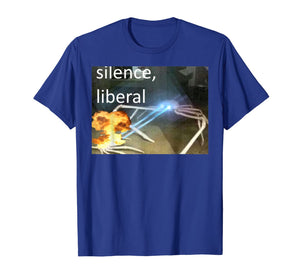 Silence Liberal Dank Memes Funny Laser Crab Meme  T-Shirt