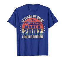Load image into Gallery viewer, Vintage March 2007 13 Year Old Bday Gifts 13th Birthday TShirt900618
