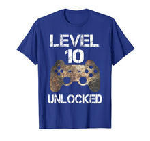 Load image into Gallery viewer, Level 10 Unlocked Boys 10th Birthday 10 Year Old Gamer Gift  T-Shirt 462617
