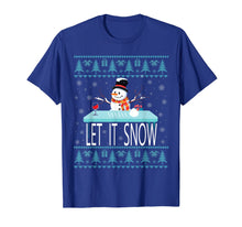 Load image into Gallery viewer, Cocaine Snowman let it snow funny christmas ugly sweater T-Shirt-1764388
