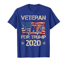 Load image into Gallery viewer, Veterans For Trump 2020 Shirt Military Republican Supporters 130252
