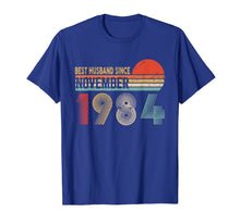 Load image into Gallery viewer, Mens 35th Wedding Anniversary Gifts Husband Since November 1984 T-Shirt

