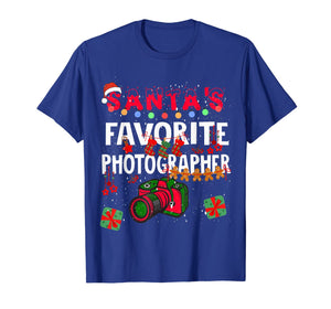 Santa's Favorite Photographer gift Photographer christmas  T-Shirt