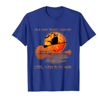 Load image into Gallery viewer, On A Dark Desert Highway Black Cat Feel Cool Wind in My Hair T-Shirt
