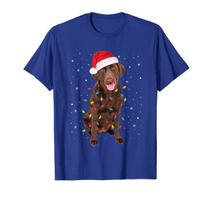 Christmas Labrador Retriever Dog Chocolate Lab Lover Gifts T-Shirt-749261