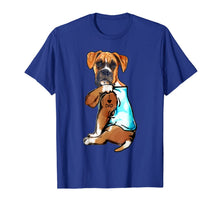 Load image into Gallery viewer, Funny Boxer Dog I Love Dad Tattoo Boxer Lover Gift T-Shirt-1679553
