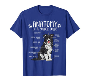 Funny Anatomy Border Collie Dog Lover Gift T-Shirt-2285570