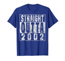 Load image into Gallery viewer, Straight Outta 2002 17th Birthday Gift T-Shirt 17 years old
