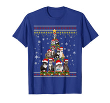 Load image into Gallery viewer, Funny Christmas Tree Cats Merry Christmas Ugly Sweater Gifts T-Shirt-3127700
