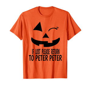 Peter Peter Pumpkin Eater Wife Couples Costume T-shirt