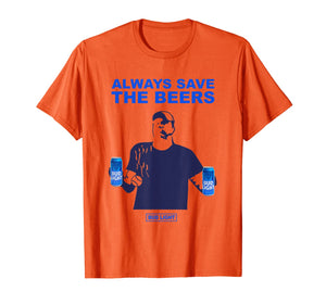 Offcial-beers-over-baseball-always-save-the-beers Funny T-Shirt