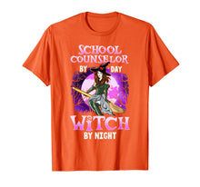Load image into Gallery viewer, School Counselor Halloween Witch College Counselors Costume T-Shirt

