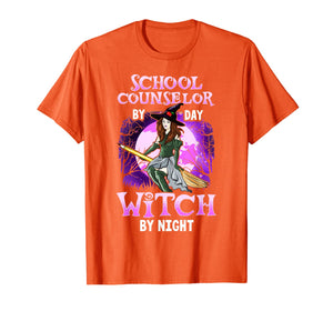 School Counselor Halloween Witch College Counselors Costume T-Shirt