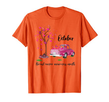 Load image into Gallery viewer, Pumpkin Pink Truck October Breast Cancer Awareness Month T-Shirt
