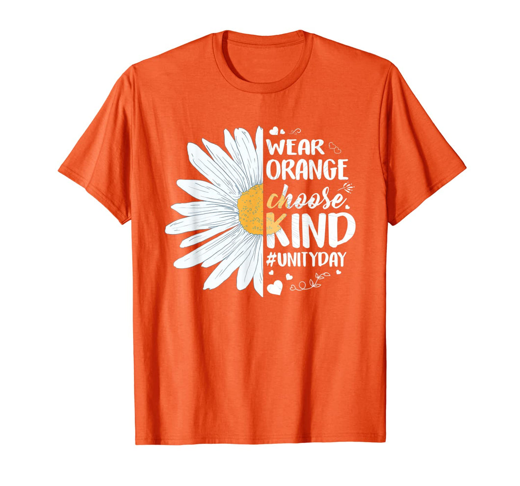 ORANGE UNITY DAY Wear Orange Choose Kind Daisy Unity Day T-Shirt