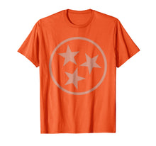 Load image into Gallery viewer, Tennessee Volunteer State Flag Tri-Star T-shirt Men &amp; Women
