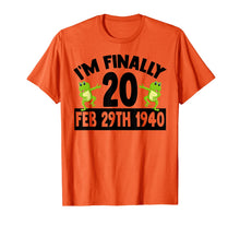 Load image into Gallery viewer, I'm Finally 20 Leap Year 80 Year Old Grandparents 80th Bday T-Shirt-2049068
