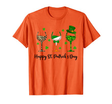 Load image into Gallery viewer, Irish Gifts Three Wine Glasses Shamrock St Patrick&#39;s Day TShirt840834
