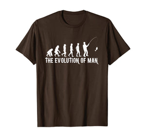 THE EVOLUTION OF FISHERMEN OR MEN FUNNY FISHING LOVER GIFT T-Shirt
