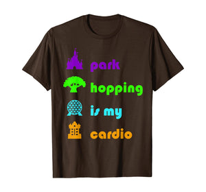 Park Hopping Is My Cardio Retro Vintage Gift T-Shirt