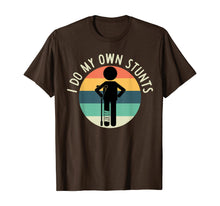 Load image into Gallery viewer, I Do My Own Stunts T Shirt Get Well Gift Funny Injury Leg T-Shirt 412022
