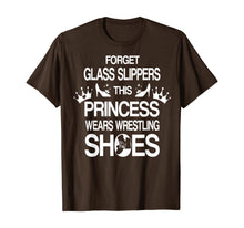 Load image into Gallery viewer, Funny shirts V-neck Tank top Hoodie sweatshirt usa uk au ca gifts for Forget Glass Slippers This Princess Wear Wrestling Shoes 210924
