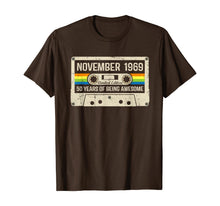 Load image into Gallery viewer, Vintage November 1969 50th birthday Gift Retro Cassette Tape T-Shirt
