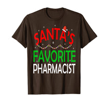 Load image into Gallery viewer, Santa&#39;s Favorite Pharmacist Funny Christmas Xmas Santa Hat T-Shirt
