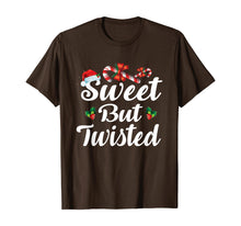 Load image into Gallery viewer, Sweet But Twisted Christmas Candy Canes Tee Xmas Holidays T-Shirt
