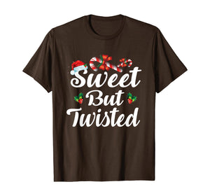 Sweet But Twisted Christmas Candy Canes Tee Xmas Holidays T-Shirt